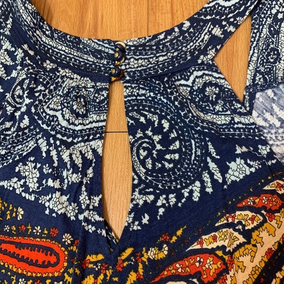 MARC By MARC JACOBS Paisley Print Boho V-Neck Blouse Top - Picture 8 of 12